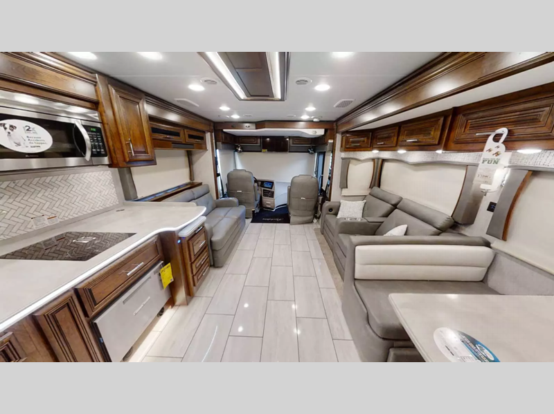 interior of the berkshire motorhome.